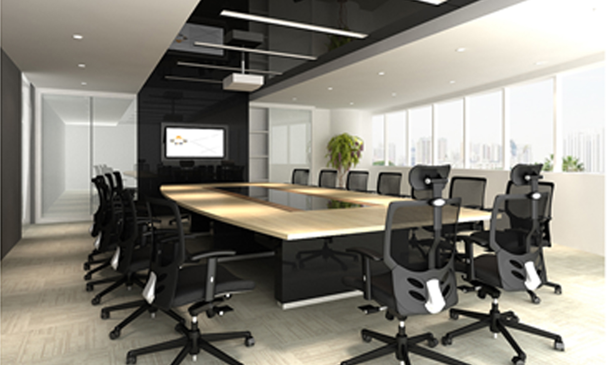 board room design and conference table