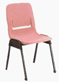 training room chairs with polypropylene seat and steel legs