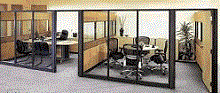 Glass Partition For Manager & Meeting Room